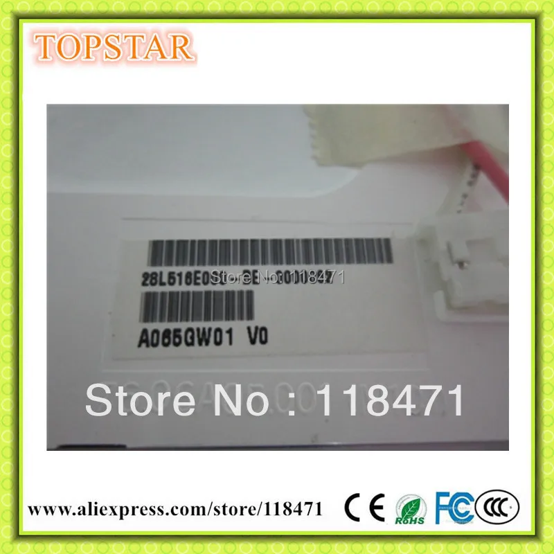 A065GW01 V0 AUO 6 5 &quotжк панель для автомобильного DVD GPS|lcd panel|6.5&quot lcd5&quot lcd |