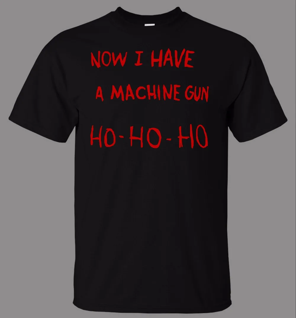 T-Shirt 2019 Fashion Men T Shirt Casual Men Clothing Now I Have A Machinegun cartoon T shirts Homme Novelty T-shirt Men