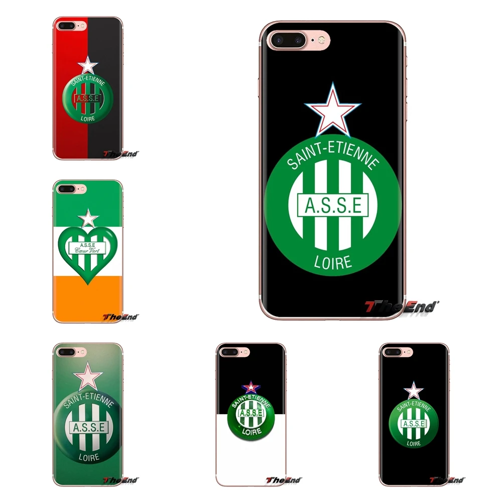 For Xiaomi Redmi 4A S2 Note 3 3S 4 4X 5 Plus 6 7 6A Pro Pocophone F1 Transparent Soft Shell Covers ASSE Saint Etienne Loire Logo |