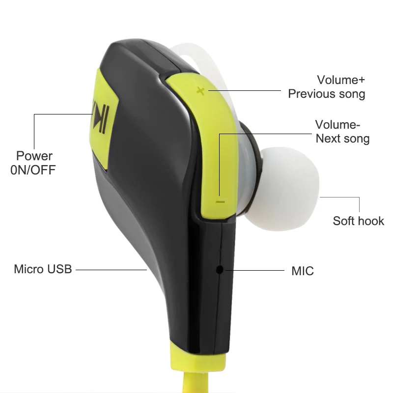 Magift5 спортом бег тренажерный зал Bluetooth наушники V4.1 вкладыши Беспроводной