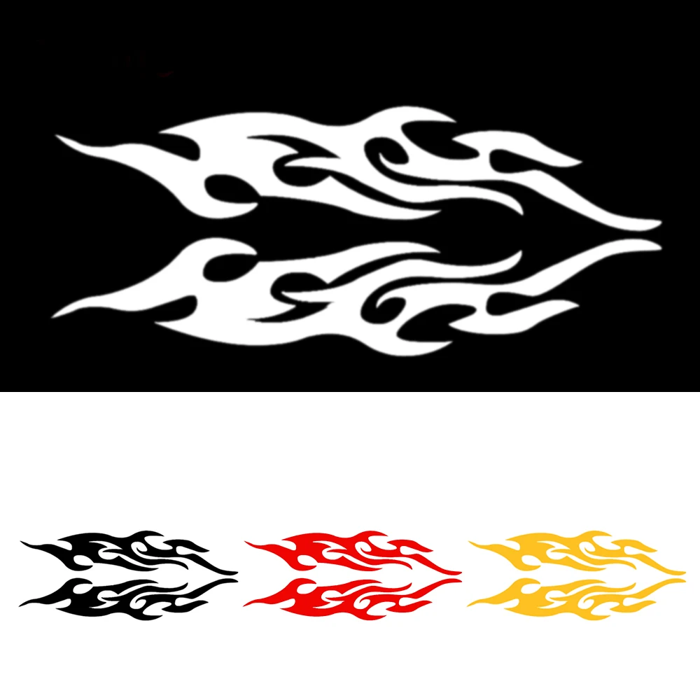 

1Pair Universal Car Sticker Styling Engine Hood Motorcycle Decal Decor Mural Vinyl Covers Auto Flame Fire Sticker Car-styling