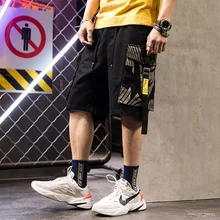 Мужские шорты спортивные хип-хоп Уличная летняя Военная хлопковая мужские бермуды m-xxxl повседневные мужские Трекинговые шорты