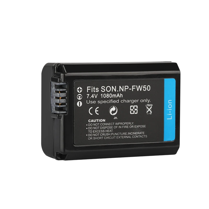 Аккумулятор для камеры NP FW50 NP-FW50 Sony A7 A7s A7r Mark II A6100 A6500 A6400 A6300 A6000 A5100 A5000 NEX 7 6 5T 5N 3N C3 F3 |