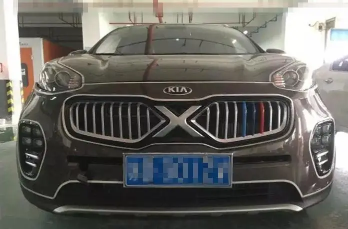 Высокое качество ABS передний бампер автомобиля сетки решетка отделка Гонки Грили