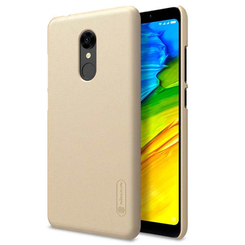 Nillkin Redmi 5 Чехол матовый защитный жесткий чехол для Xiaomi Redmi 5 5,7 дюйма - Цвет: Золотой