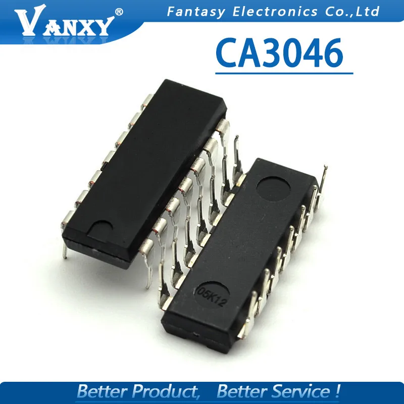 10PCS CA3046 CA3046E DIP14 DIP-14 3046E DIP IN STOCK - Foto 8