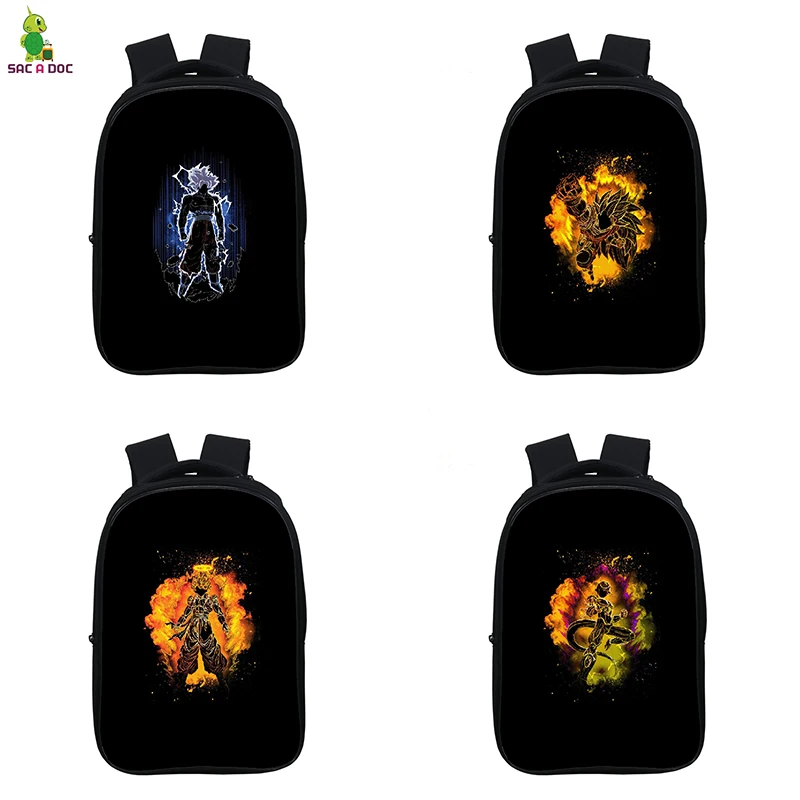 

Dragon Ball Z Printed 14.5 Inch Student School Bags Teenager Schoolbag Kids Nylon Backpacks Gift Bag Girls Boys Bagpack Mochilas