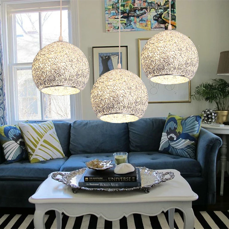 Silver kitchen cheap island lights
