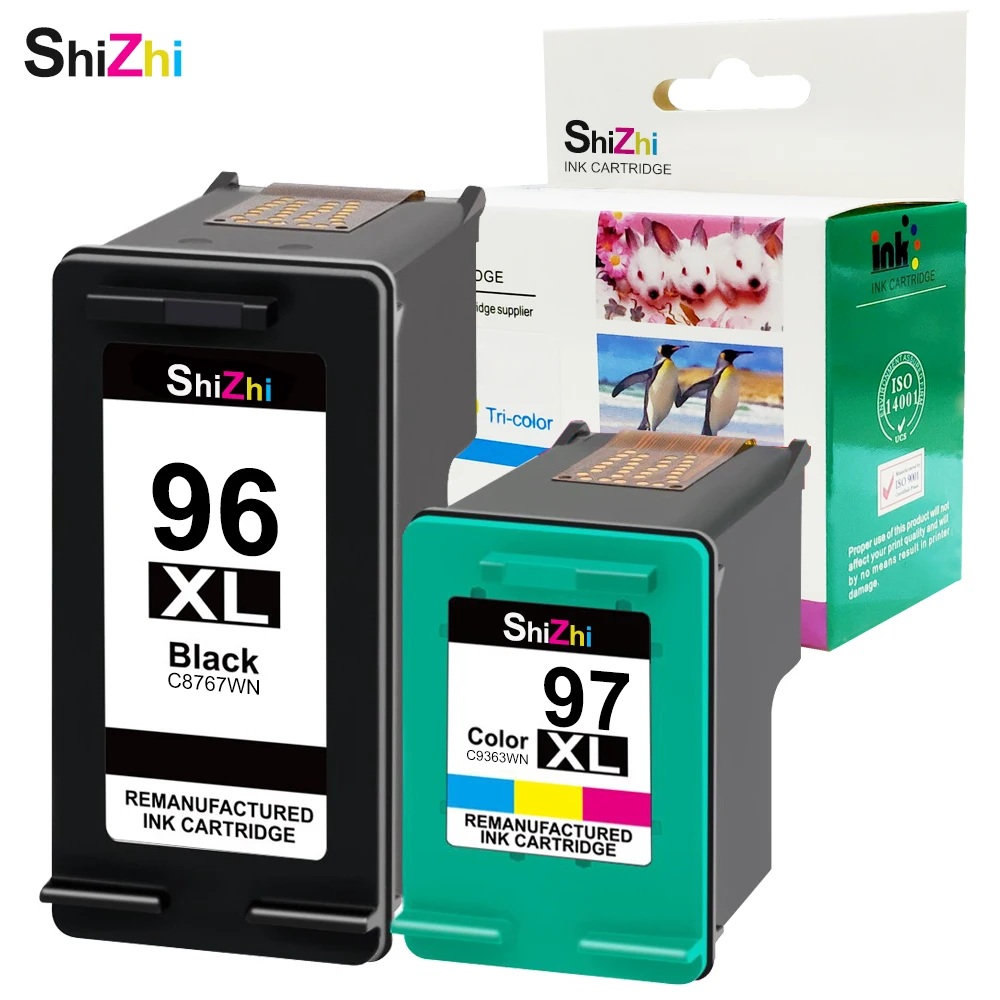 SHIZHI картридж совместимый для hp 96 XL 97xl для hp Deskjet 5740 6540 6840 9800 9860 Photosmart 2610 2710 8150 принтера