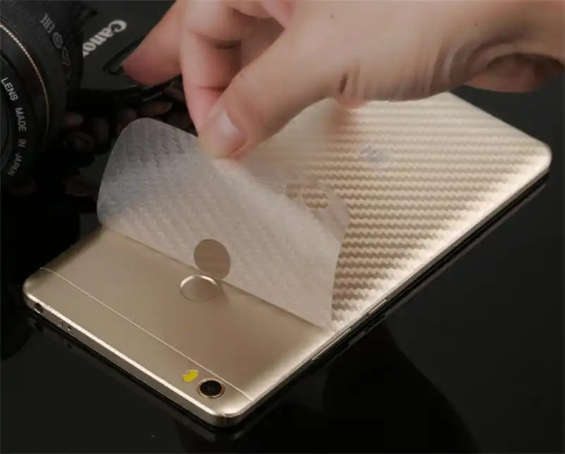 10 упаковок 3D матовая наклейка из углеродного волокна задняя пленка для Xiaomi Mi Max 2