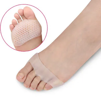 

1 pair of toe separation front foot pad two in one adjustment size silicone gel sacral pain insole comfort