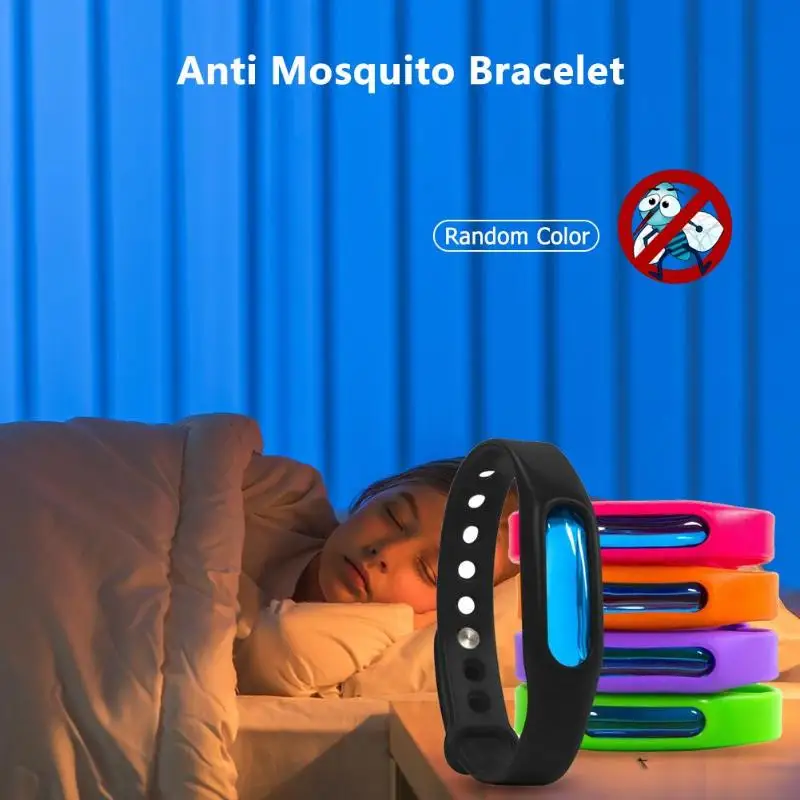 Цветной антимоскитный браслет отпугивающий насекомых силиконовый браслет ремень безопасности убийца насекомых-комаров аксессуары для детей и взрослых