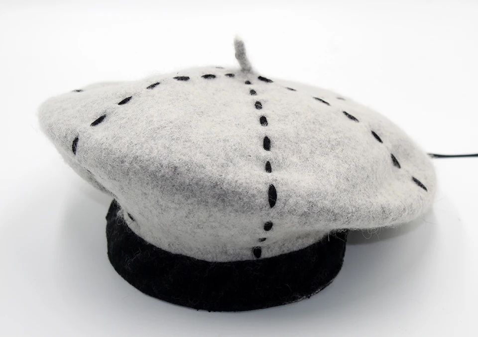 Womens Beret Wool Hat High Quality 2018 New Hat Berets For Girls Casual Warm Women Winter Hats Beanies (14)