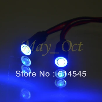 

RC Car LED Night 2PCS White / Blue headlamps headlights LED light ax007