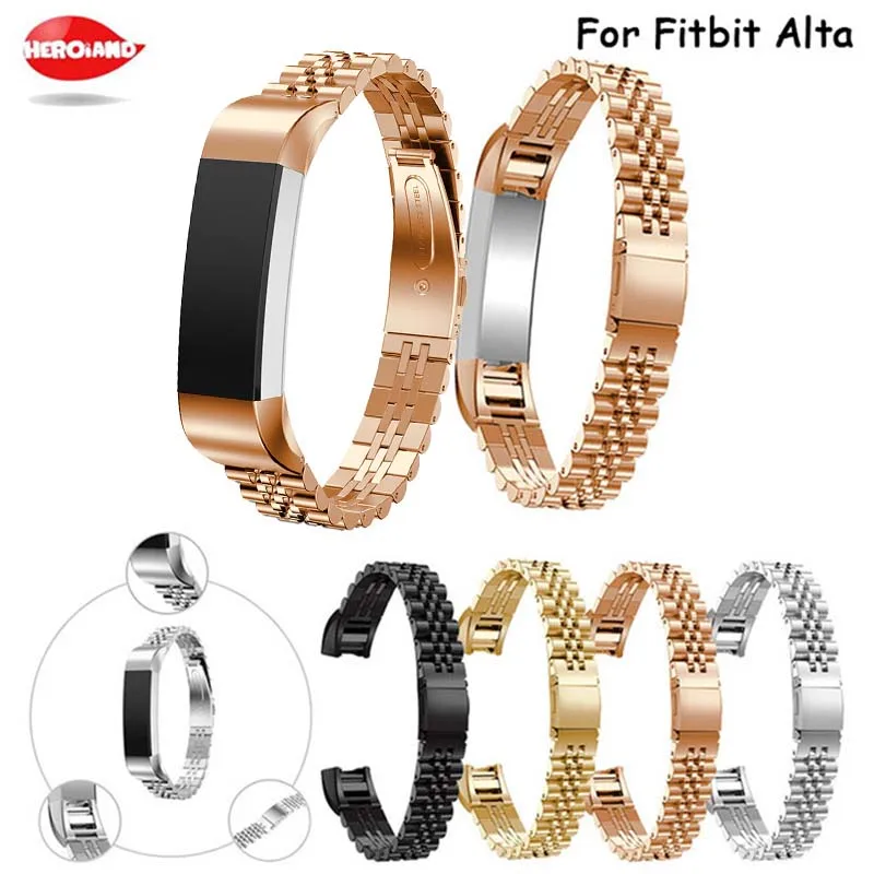 

New Quality Watch Strap Genuine Stainless Steel Watch Bracelet Band For Fitbit Alta Smartwatch Watch accessory Watchband 2018