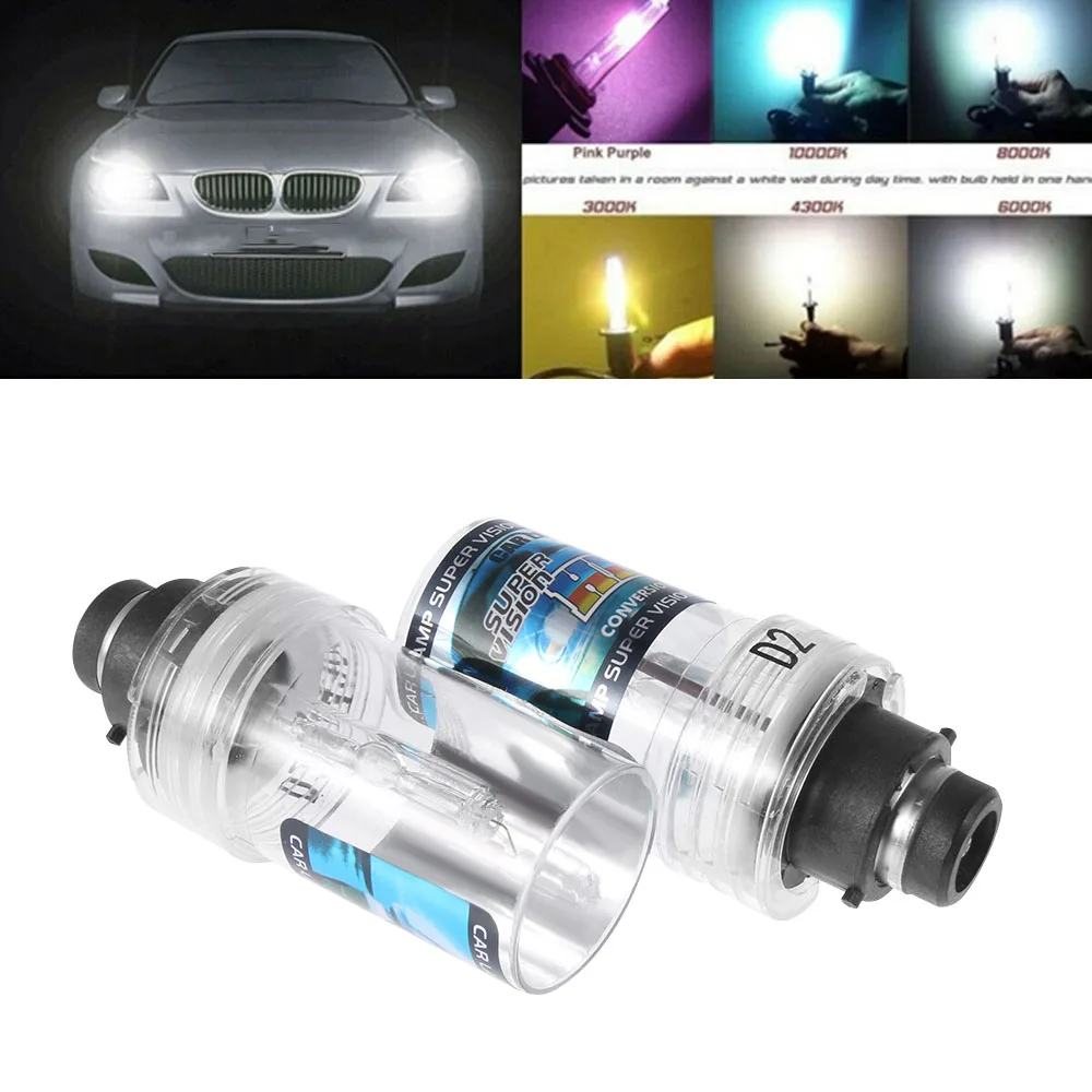 2 шт. D2S 35 Вт фары HID лампы для автомобиля источник света замена авто аксессуары