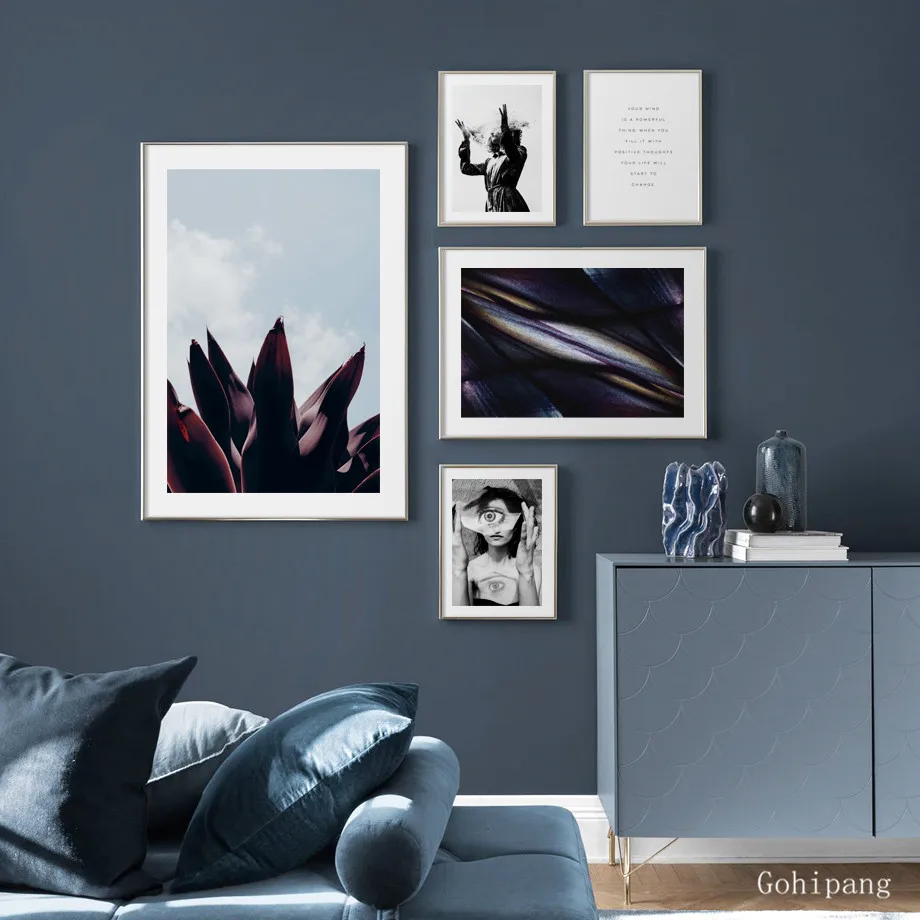 Flower-Plant-Girl-Vintage-Wall-Art-Canvas-Painting-Nordic-Posters-And-Prints-Black-White-Wall-Pictures (1)