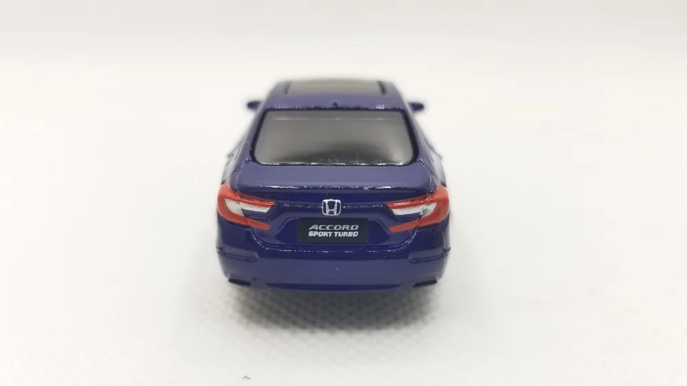 1: 64 литая под давлением модель для Honda Accord Спорт турбо синий сплав игрушечный автомобиль миниатюрные подарки