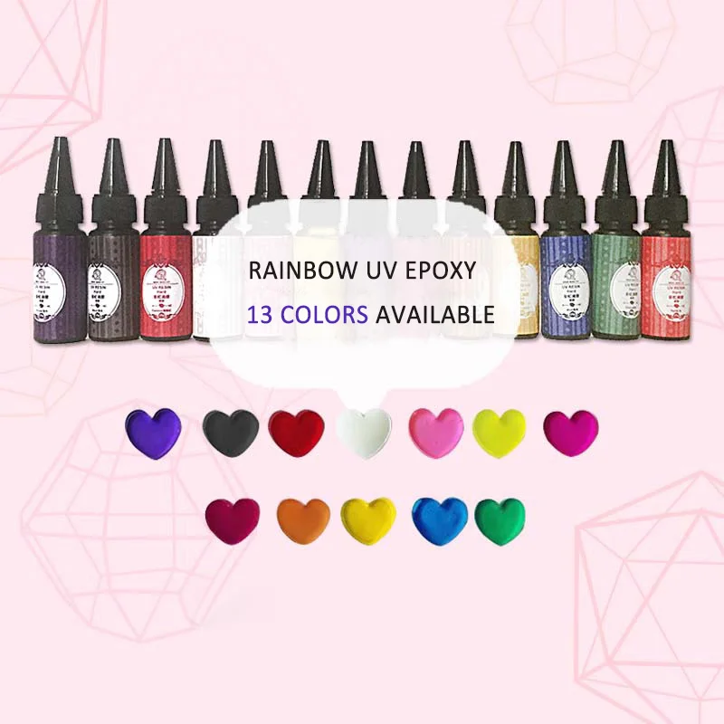 

UV Resin Hard Glue Ultraviolet Transparent Liquid DIY Handmade Art Crafts Jewelry Making KQS8