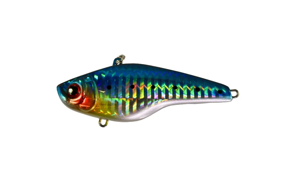 BassLegend Fishing Wobbler Lipless Crankbait Vibration Lure Silent VIB Bass Pike Bait 75MM 25G