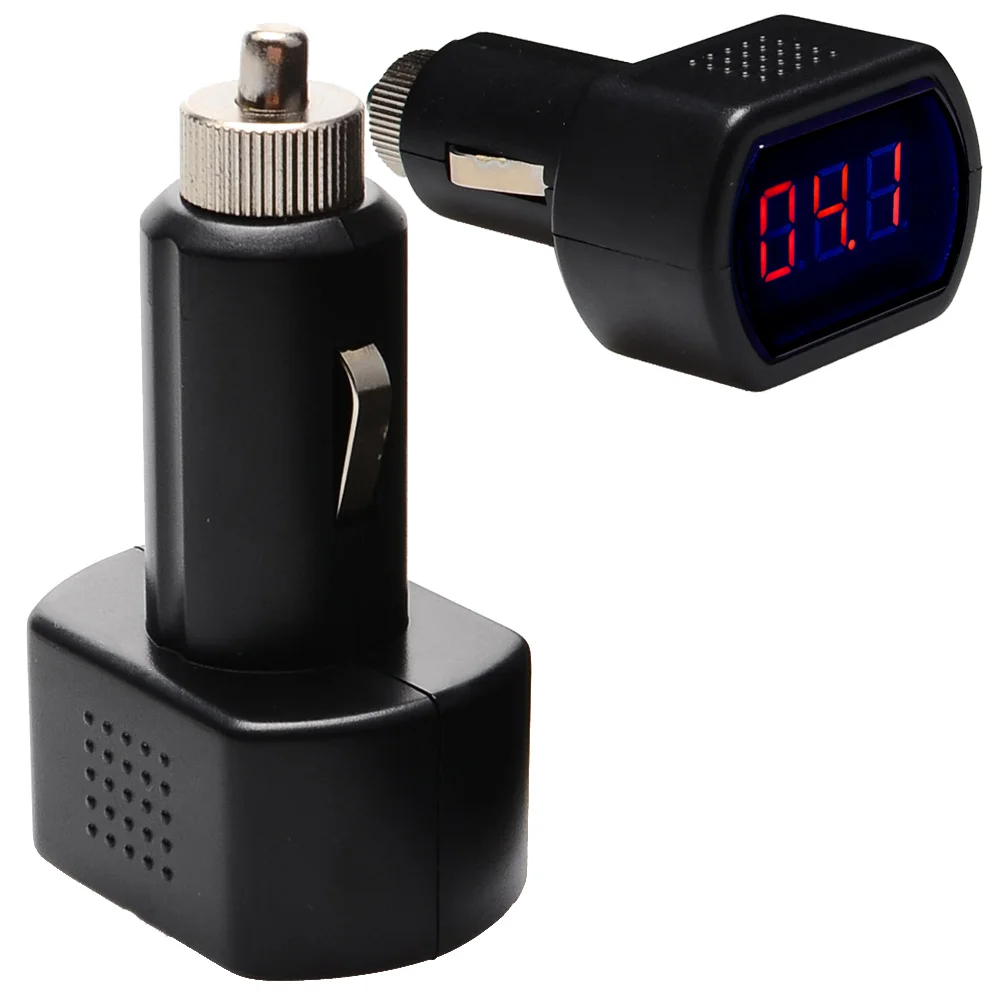 Buy DC 12V 24V Red LED Display Cigarette Lighter