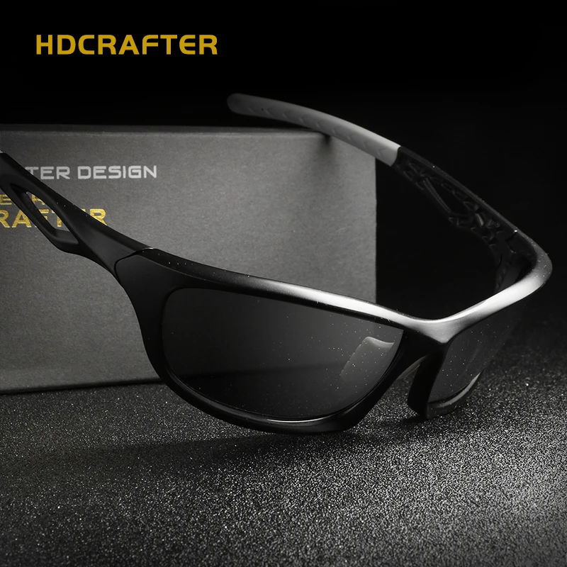 

HDCRAFTER 2018 Men's Polarized Sunglasses ultralight Frame Car Driving Sun Glasses 100% UV400 Polarized Style Eyewear