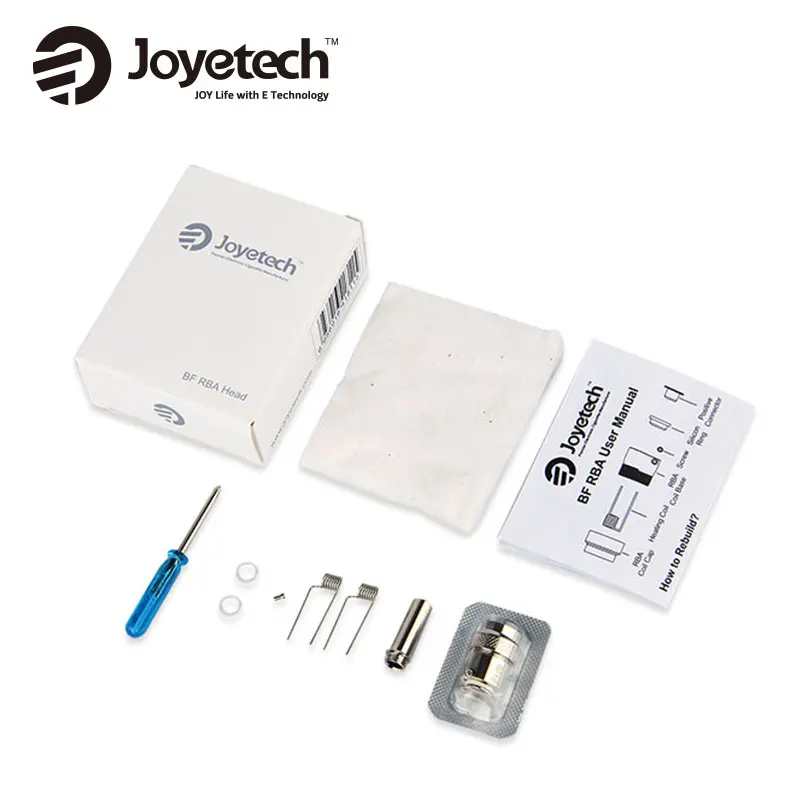 100% Authentic Joyetech BF RBA Coil Head for CUBIS eGO AIO / D19 Cuboid Mini Replaceable Rebuildable Head with Vertical Coil