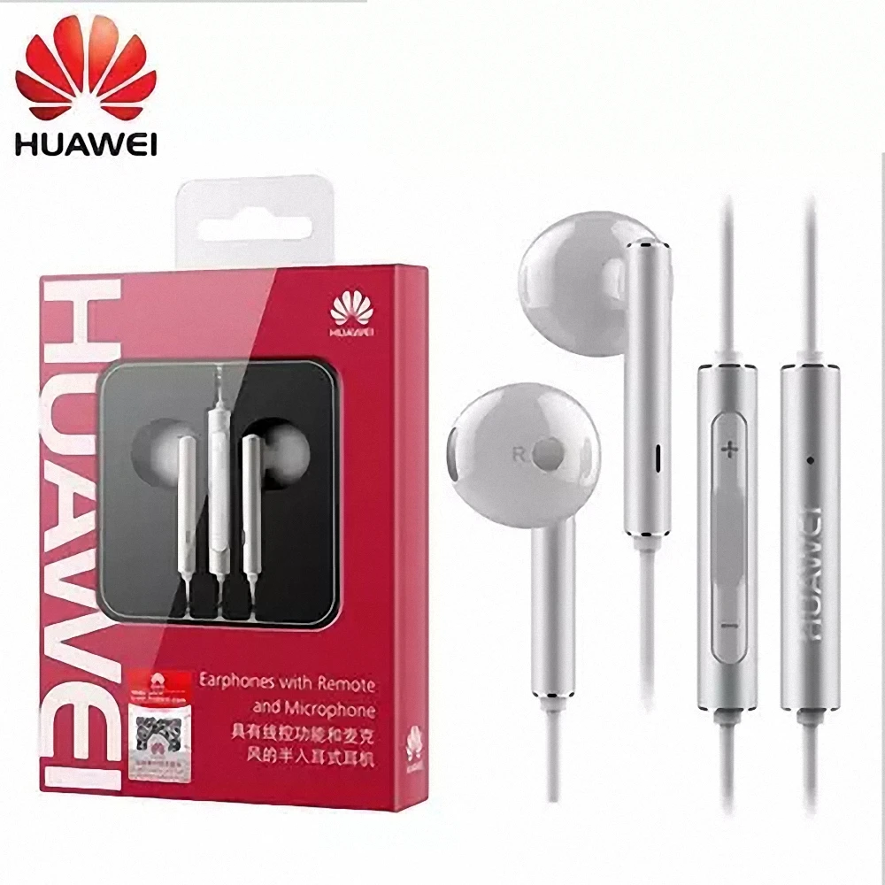 original Huawei Honor Earphone AM116 with Mic Remote Volume controller In ear huawei AM116 earbud for Huawei Mobile Phone