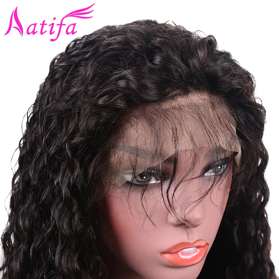 Malaysian Water Wave 360 Lace Frontal Wig Pre Plucked With Baby Hair Human Hair Wigs Glueless For Women Remy Hair 150% Lace Wigs