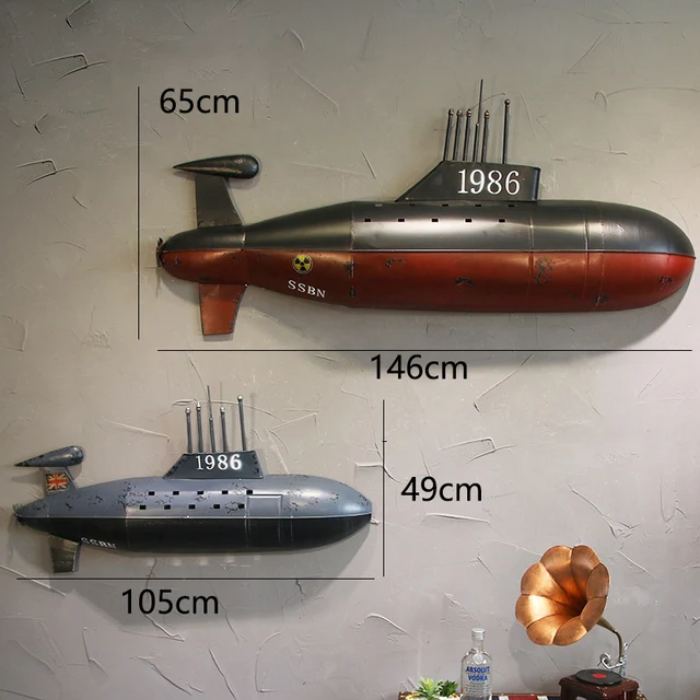 Special Price Iron Art Submarine Wall Decoration Antique Industrial Wind Wall Decorative Wall Hanging Dining Room Murals Furnishing Decoration Special Price Iron Art Submarine Wall Decoration Antique Industrial Wind Wall Decorative Wall Hanging Dining Room Murals Furnishing Decoration