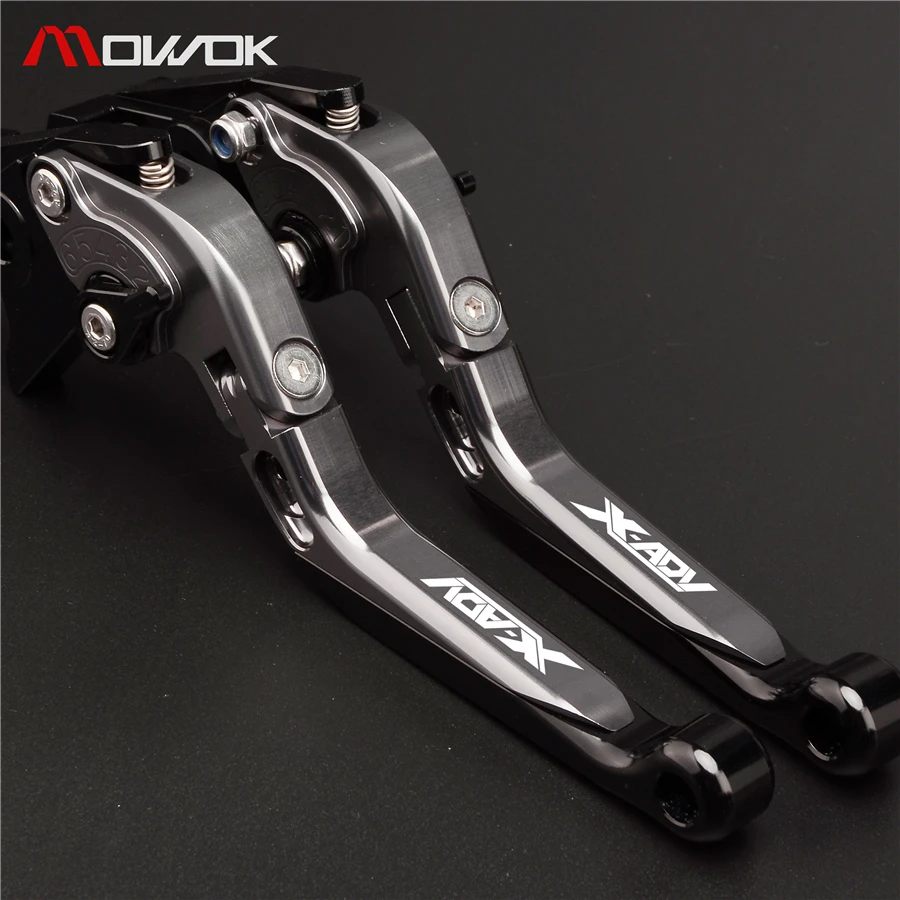 

TOP Brakes with Logo XADV Motorcycle Scooter CNC Adjustable Extendable Brake Clutch Levers For Honda XADV 300 750 1000 2017-2019