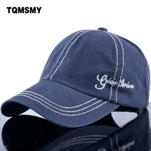 TQMSMY хлопок Бейсболка Женская Повседневная snapback шляпа для мужчин casquette стремимся с вышивкой с надписями gorras бейсболка TMBS24