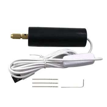 

Portable Mini Electric Hand Drill Micro USB Small Drill Chuck Tools with 3pc Bits