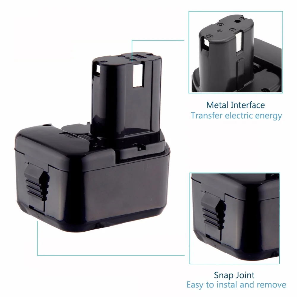 Najtaniej NI MH 12V 3000mAh baterii dla Hitachi EB1214S, EB1220BL, EB1220HL, EB1220HS DH15DV DN12DY DN12DYK DN12Y DW18D