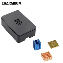 Dla Raspberry Pi3 Model B + etui z ABS skrzynka osłaniająca z radiator aluminiowy dla Raspberry Pi 3 Model B + Plus,PI 3 / 2