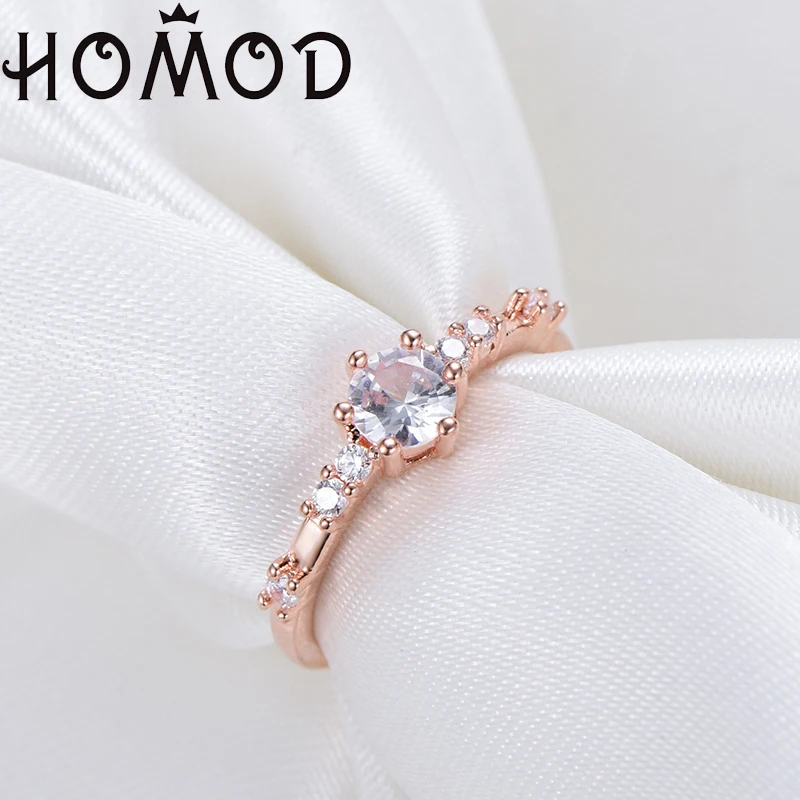 HOMOD 2019 Новые Модные женские ювелирные изделия на безыменный палец розовое