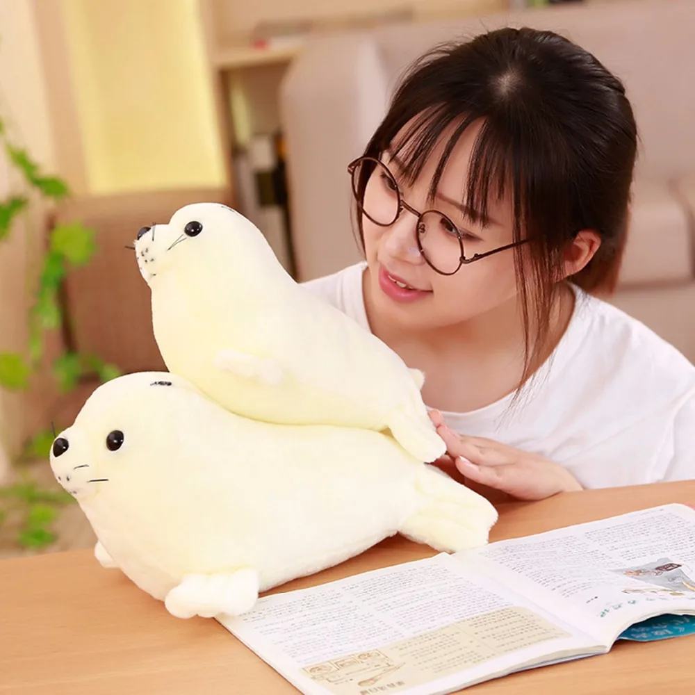 1 шт. 25/30 см Kawaii Sea World животные белый морской лев котики Плюшевая Кукла Новинка