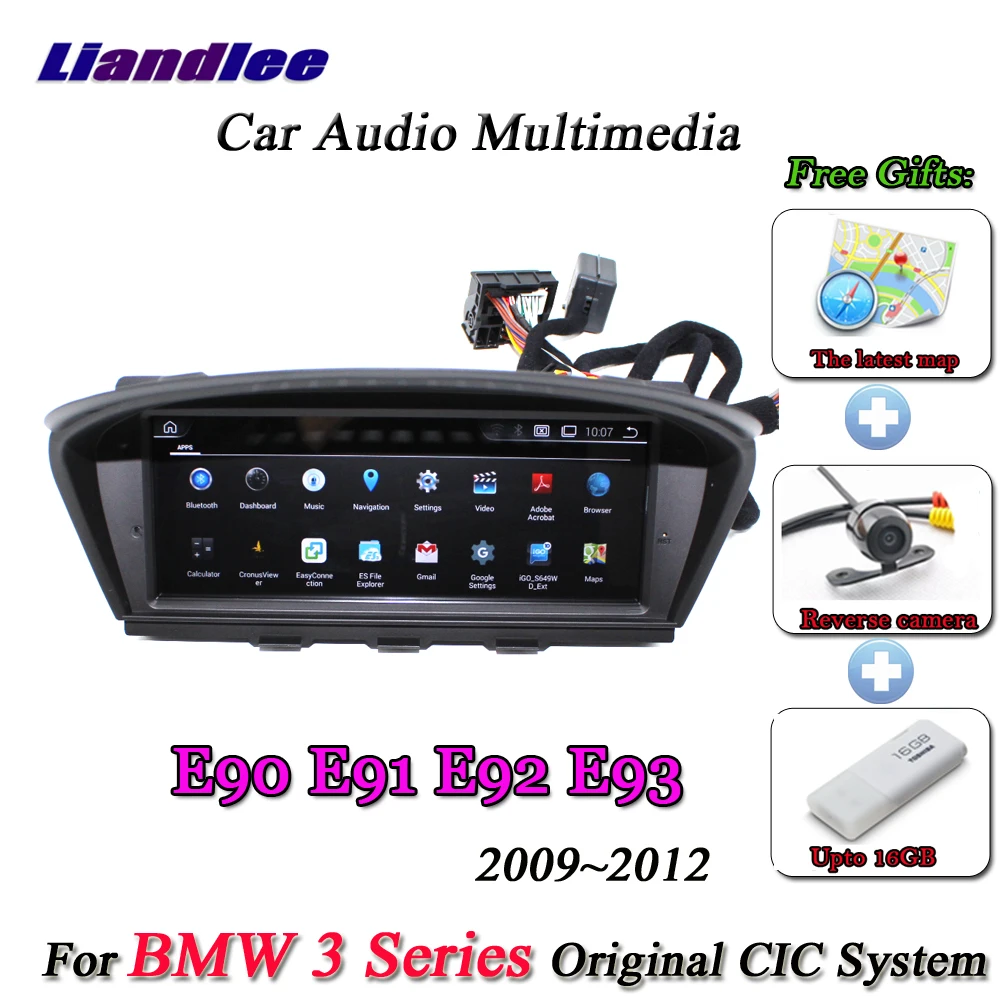 Sale Liandlee For BMW 3 Series E90 E91 E92 E93 2009~2012 Android Original CIC System Radio Idrive Wifi GPS Navi Navigation Multimedia 1