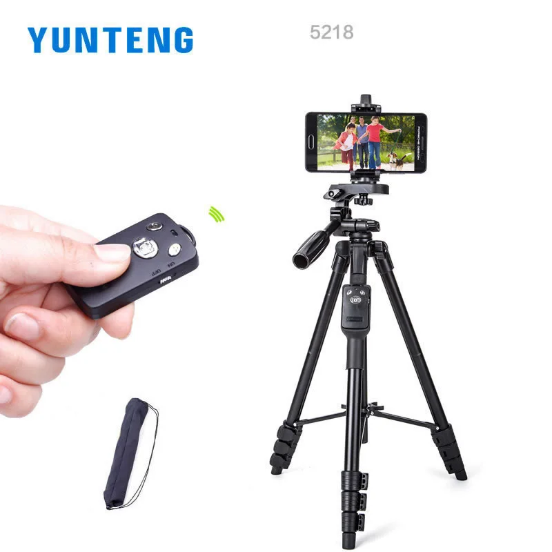 Штатив для камеры Yunteng 5218 монопод селфи с дистанционным управлением по Bluetooth