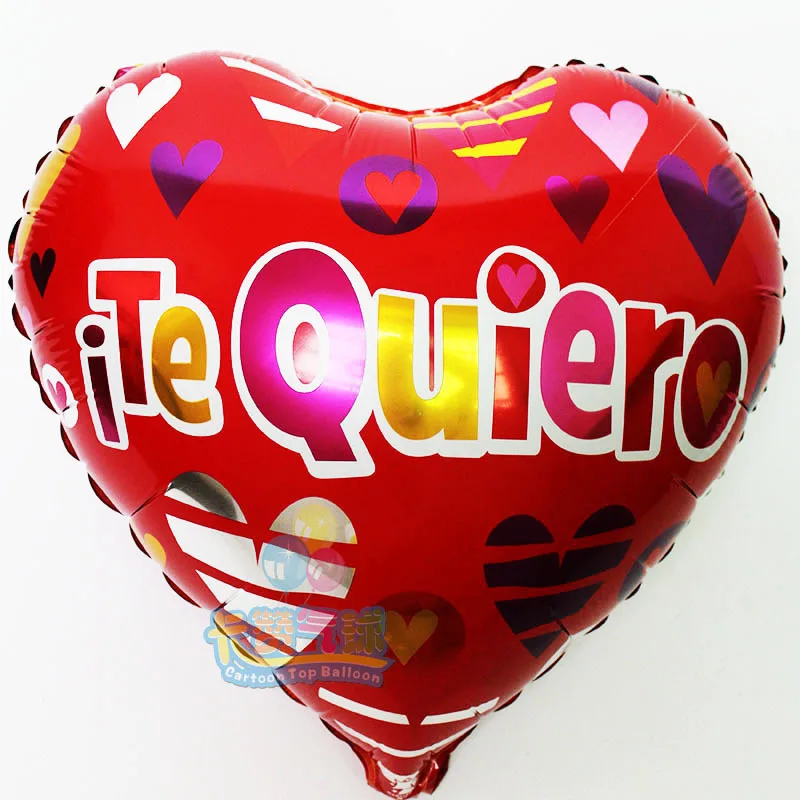 18inch Spanish happy birthday foil balloons balloon for baby shower