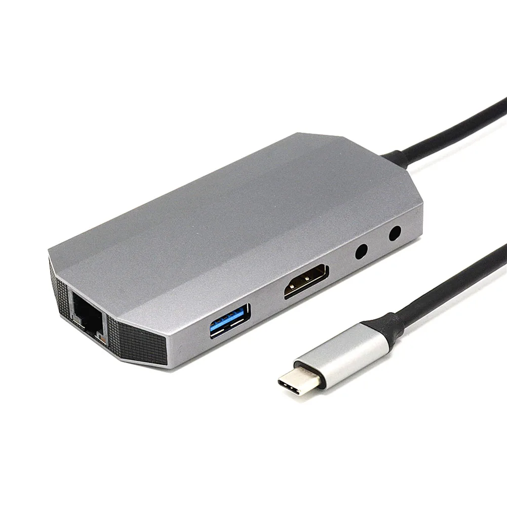 

Newly 9 In 1 USB 3.1 Type C Hub 4K HDMI Video HD RJ45 Ethernet SD TF Card Reader Charging Dock