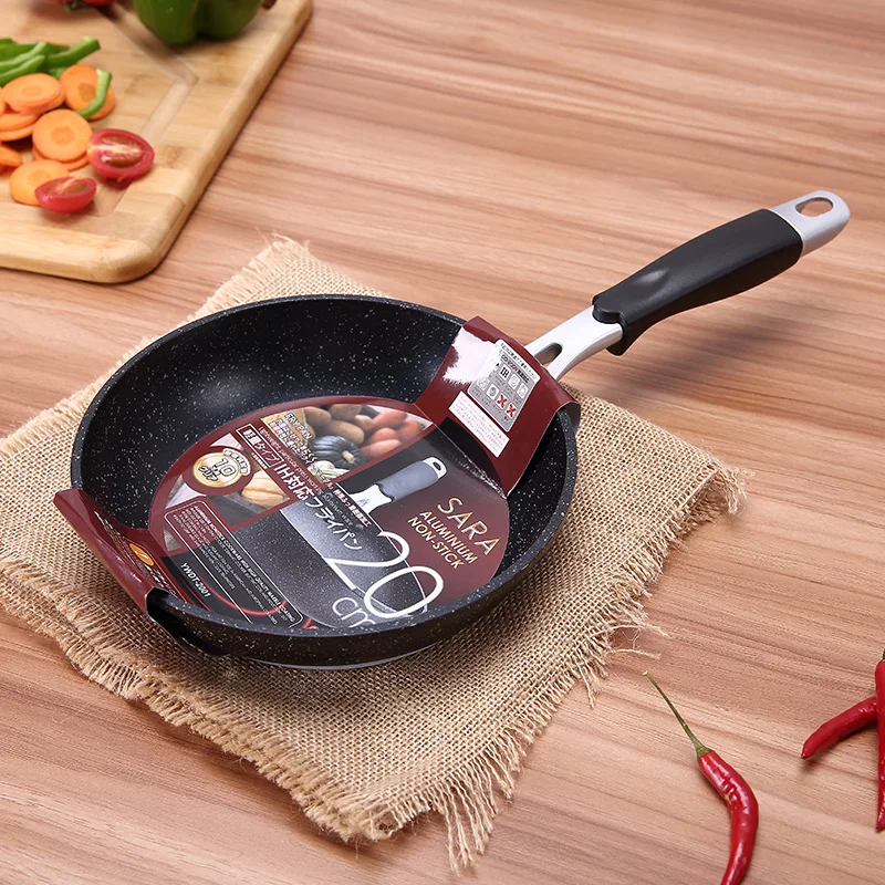NEW 20cm non stick cookware stone layer Frying pan saucepan Small Fried Eggs pot general use for