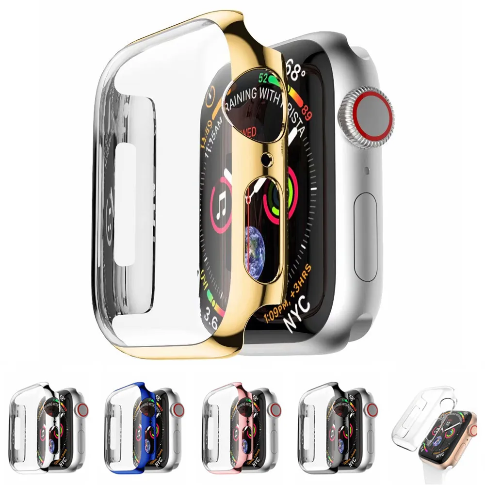 Для Apple Watch 4 44 мм 40 мм Защитная пленка для экрана чехол для Iwatch Series 4 часы ремешок аксессуары защитный чехол