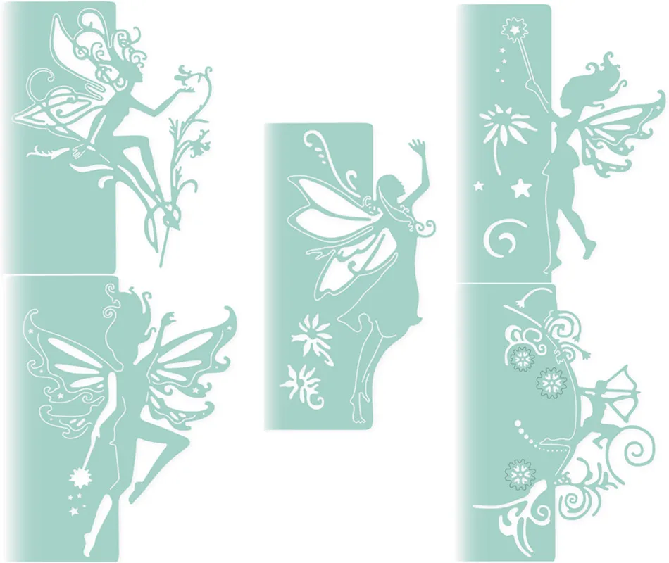 

Adv-one Metal Cutting Dies Angel Fairy Series Stitched DIY Scrapbooking Stamps Craft Embossing Die Cut Making Stencil Template