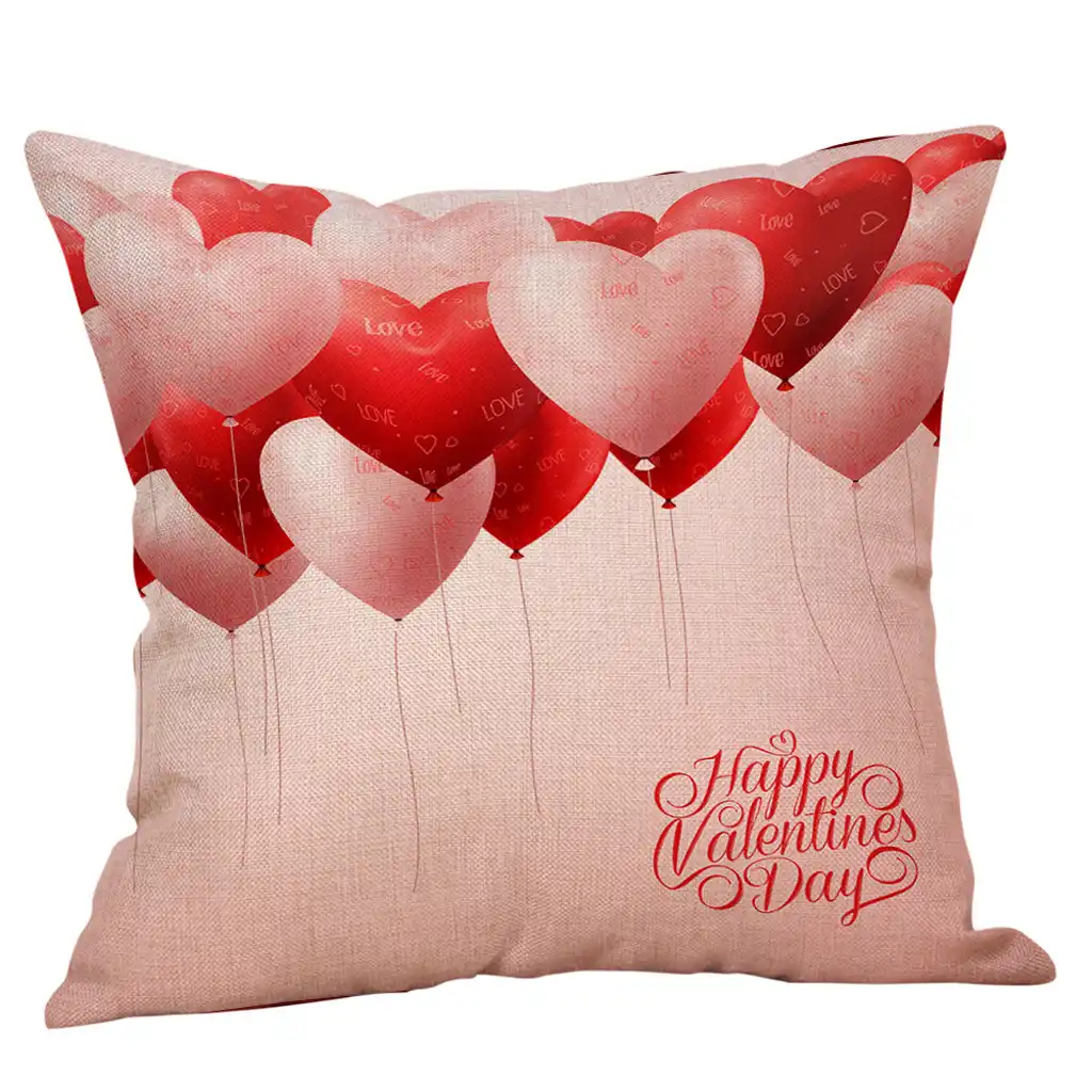 Balloon And Letters Cushion Cover Home Decor Pillow Cover For Sofa