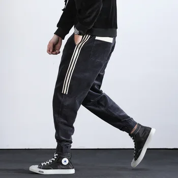 

Fashion Streetwear Men Casual Pants Big Size 28-42 Loose Fit Corduroy Harem Pants hombre Japanese Style Hip Hop Jogger Pants Men
