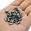 Copper Fishing Crimp Sleeves 50pcs/lot Double Round Fishing Line Crimping Tube Wire Crimp Connector Accessories 0.5-2.0mm ► Photo 1/5