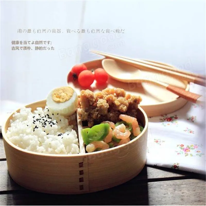 Mrosaa 1 шт. деревянные ящики для еды ланча посуда студентов Bento фруктовые коробки