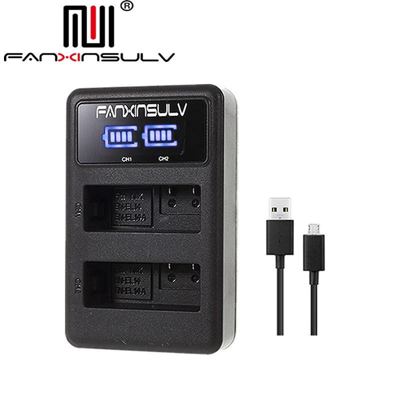 

EN-EL14 ENEL14 Battery LCD USB Dual Charger for Nikon D5300 D5600 D5500 D5200 D5100 D3500 D3400 D3300 D3200 SLR Camera Tracking