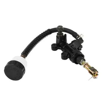 

Rear Foot Brake Hydraulic Master Cylinder Pump Reservoir Folding design Fit for Suzuki GSXR 600 750 1000 1100 1300 Black